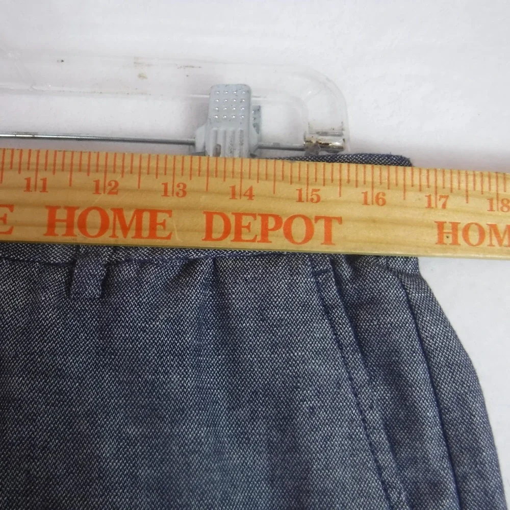 Banana Republic Mens Mason Athletic Tapered Pants Size 33 X 30 Linen Blend